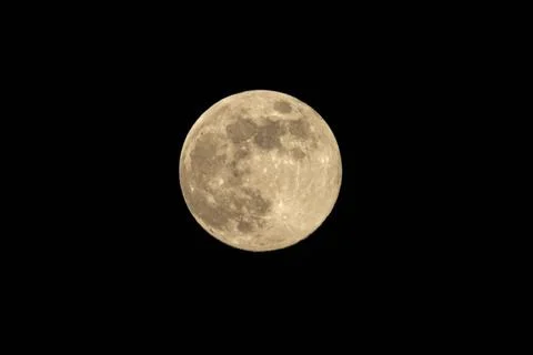 Wolfsmond on a January evening Stock Photos