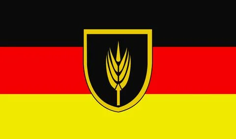 Wolgadeutsche flag Illustration