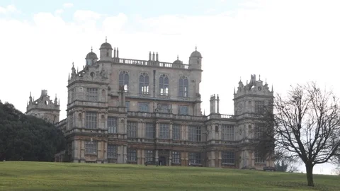 Wollaton Hall In Winter Stock Footage 93580291