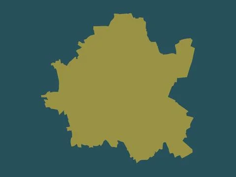 Wolverhampton, England - Great Britain. Solid color shape Stock Illustration