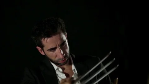 Wolverine Man Stock Footage 114925658