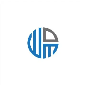WOM WMO Letter monogram Initial Logo Design Template Vector Illustration. W.. Stock Illustration