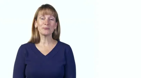 Woman Agrees Stock Footage 22797216