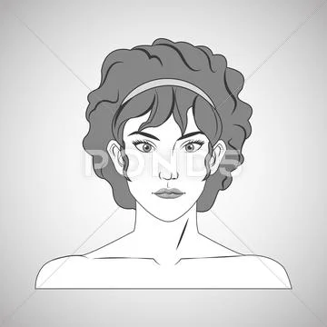 Woman And Hair Style Design