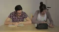 a woman and a man studying and kissing - first kiss HD Footage