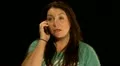 Woman angry phone call HD Footage