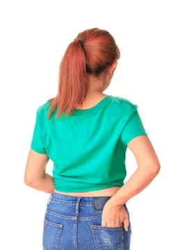Woman back Stock Photos