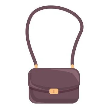 Woman bag icon cartoon vector. Fashion accessory Illustration