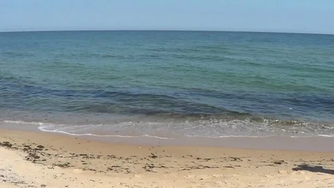 Woman on beach Stock Footage 72337243