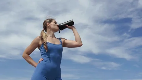 Woman on the beach Stock Footage 277793078