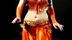 Woman - belly dance - shake breast Stock Video Footage by ©Wisky #13455905