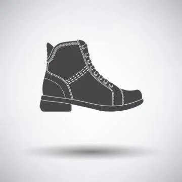 Woman boot icon Illustrazione stock
