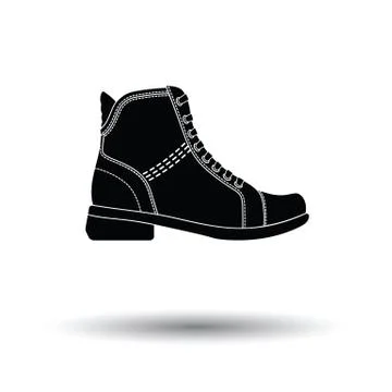 Woman boot icon 스톡 일러스트