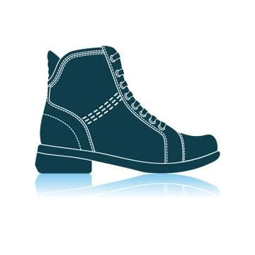 Woman Boot Icon Stock Illustration