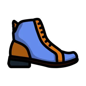 Woman Boot Icon Stock Illustration
