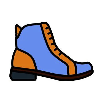 Woman Boot Icon Stock Illustration