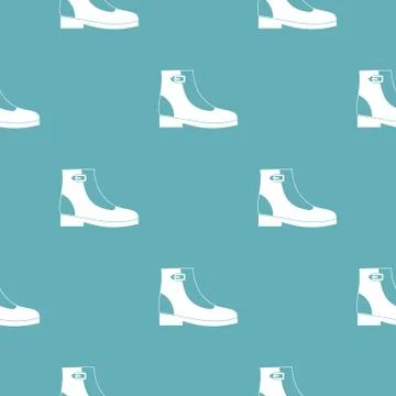 Woman boots pattern vector seamless Illustrazione stock