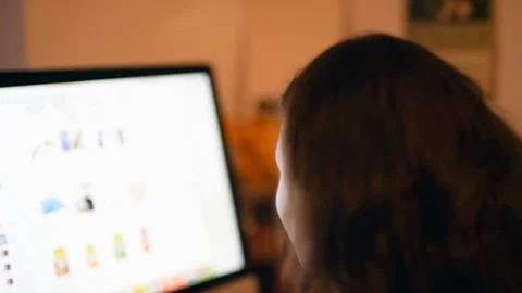 Woman browsing on internet Stock Footage 89652074