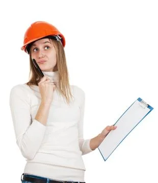 Woman builder Stock Photos