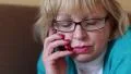 Woman with cell phone HD Footage