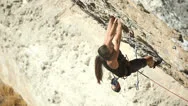 Woman - Climber Stock Footage