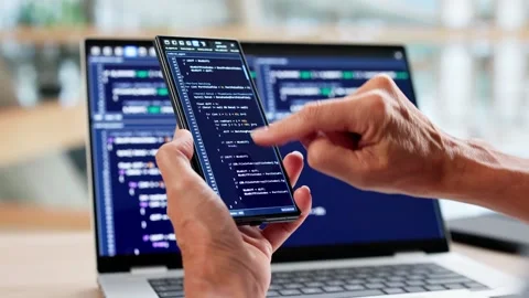 Woman Coder Working On Web Development Stock Footage 318751775