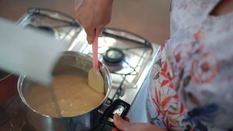 Woman cooking Stock Footage 197343749