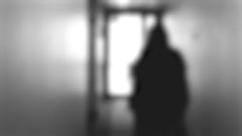WOMAN CORRIDOR Stock Footage 168200148