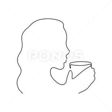 Coffee Cup Line Drawing Vector Images (over 9,000)