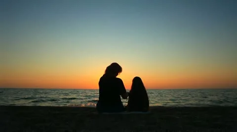 Woman with daughter HD Stock Footage