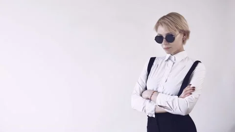 Woman detective. Stock Footage 89123734