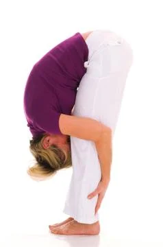 Woman doing execise work out Stock Photos