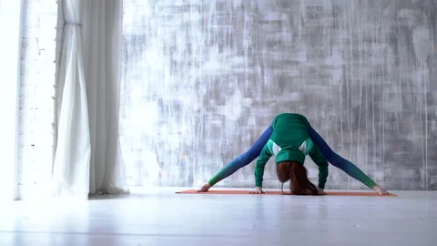 Woman doing exercise Stock Footage 104000360