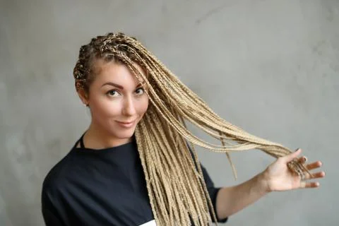 Woman with dreadlocks Stock Photos