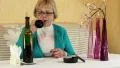 Woman drinking wine and smoking a cigarette HD Footage
