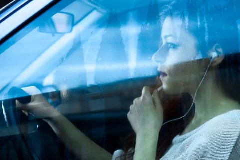 Woman Driving Stock Photos