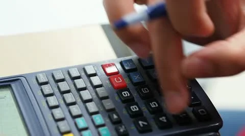 Woman entering data Stock Footage 20475676
