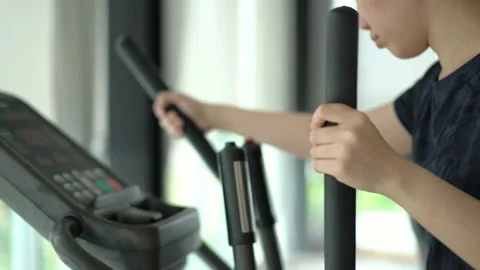 Woman exercise Stock Footage 131582533