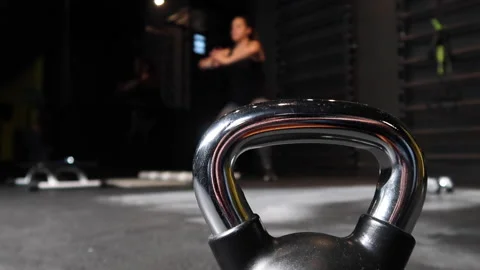 Woman exercises Stock Footage 201547874