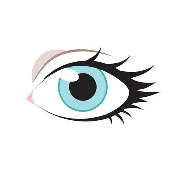 Woman eye vector Stock Illustration