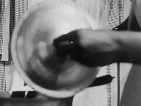 Woman get ready after work - 1949 Stock Footage 93109677
