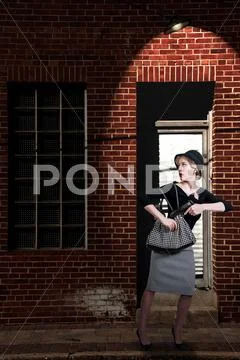Woman with Gun Stock Photos
