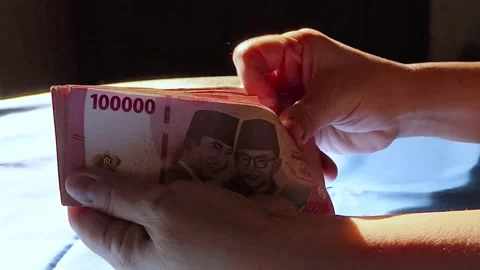 Woman hands counting banknotes Video stock 319414145