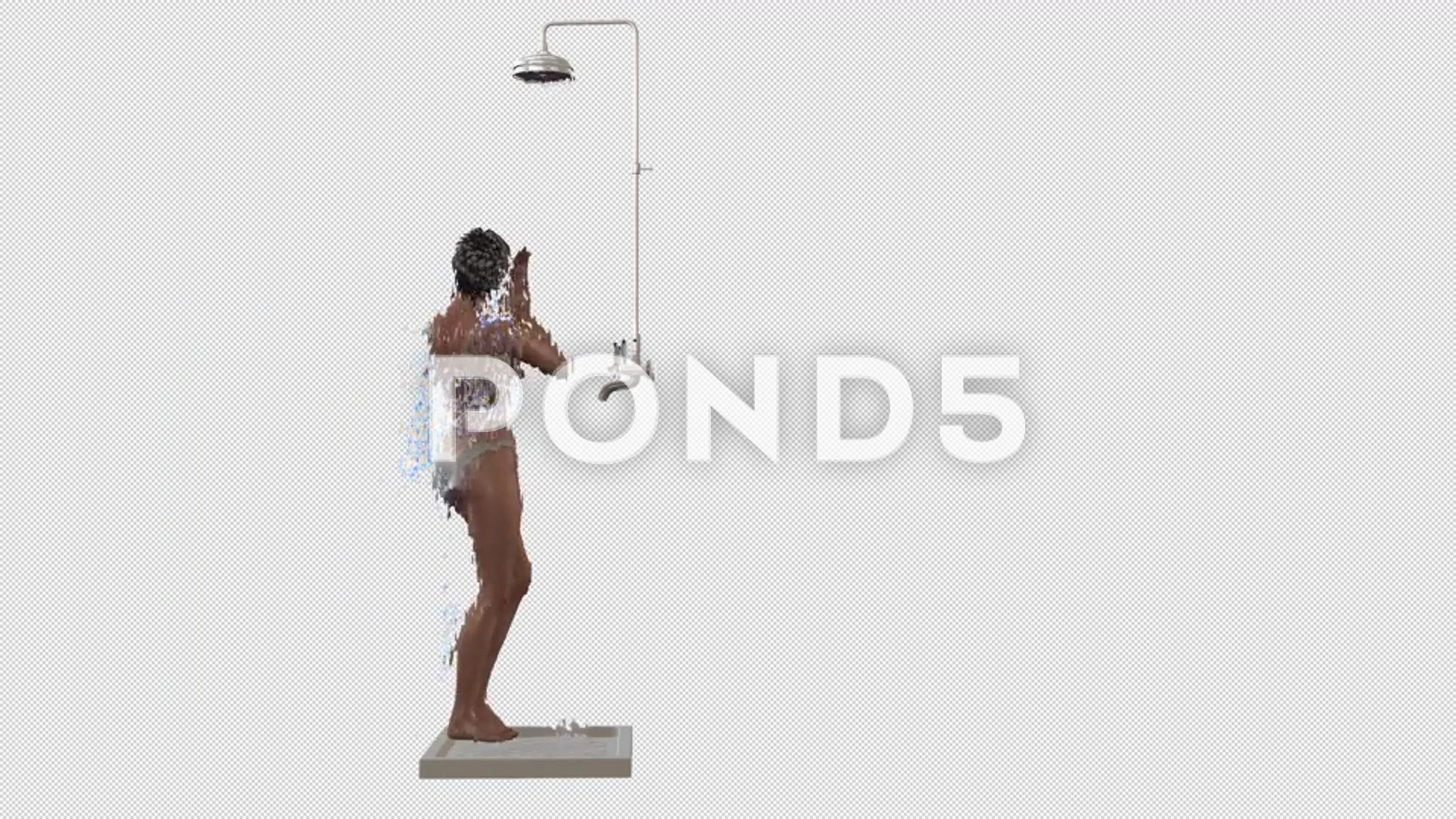 Woman Having Shower 4K Green Screen Pre-... | Stock Video | Pond5