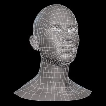 Woman Head - Monica Jr ~ 3D Model #90918146 | Pond5