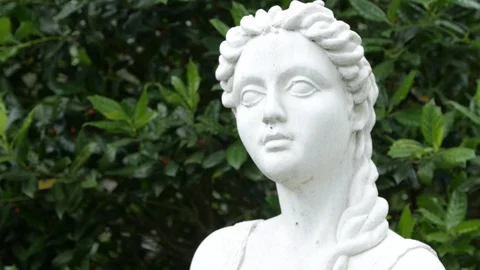 Woman head statue Stock Footage 111400611