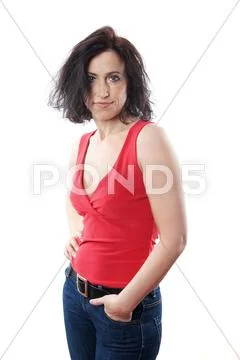 Woman in her fourties Stock Photos