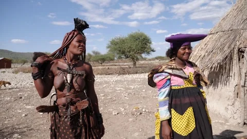 Himba Women Stock Footage ~ Royalty Free Stock Videos