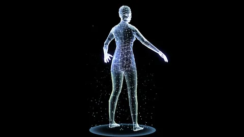 Woman Hud Element for user interface Stock Footage 113397335