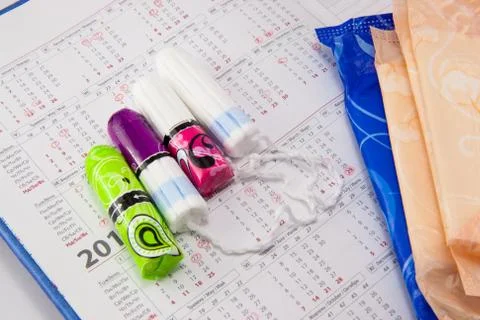 Woman hygiene protection Stock Photos